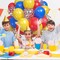 60-Piece Red, Blue & Yellow Balloon Set – 12-Inch Balloons for Arch Kits, Carnival, Circus Theme, and Birthday Party Decorations